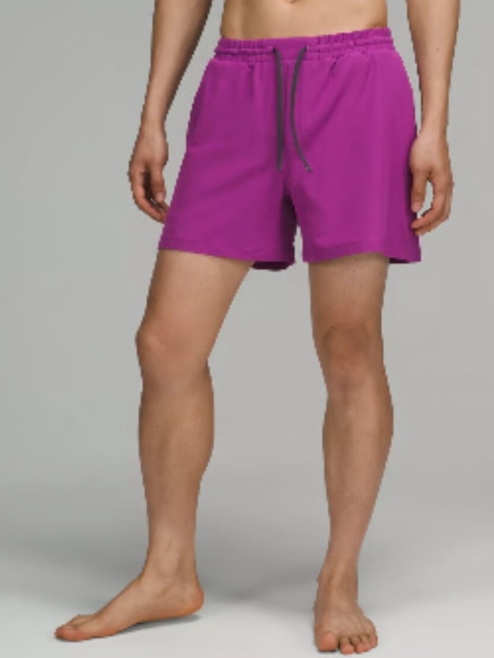 LULULEMON Pool Short 5” Vivid Plum Classic Fit Zip Pocket Men’s Medium